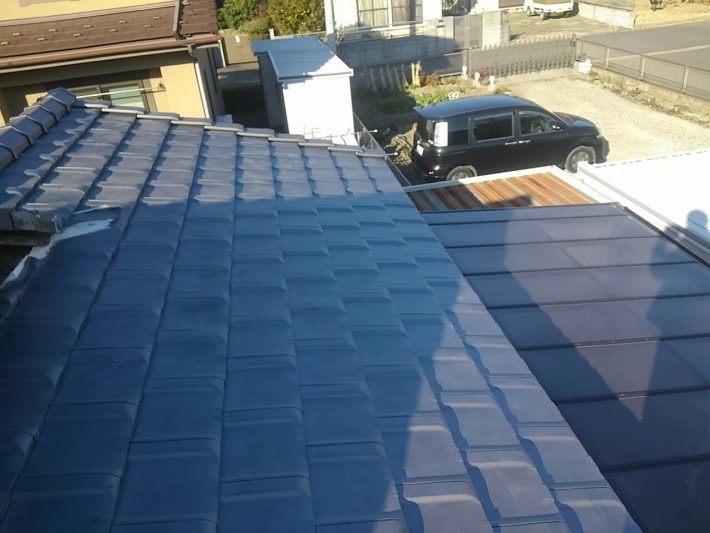 小牧市南外山　Ｆ様邸　屋根カバー工法・屋根塗装工事