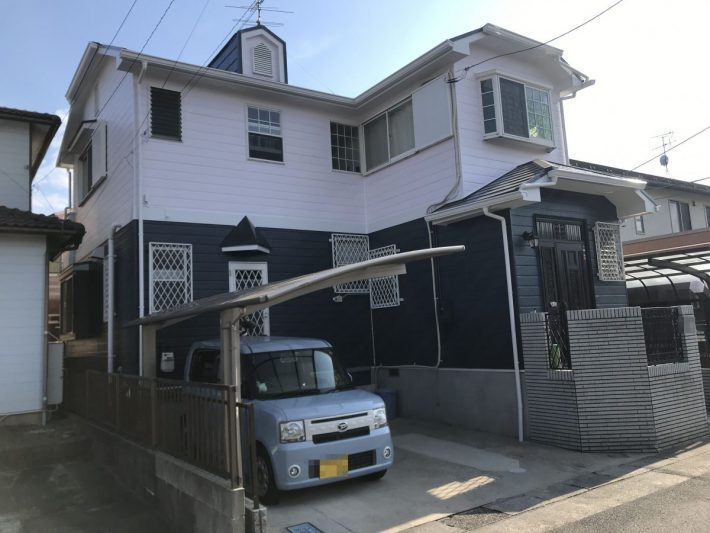 春日井市東野町西　Ｋ様邸　外壁・屋根塗装工事