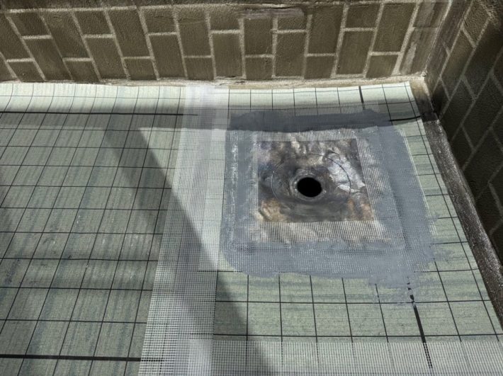 改修用ドレン設置
