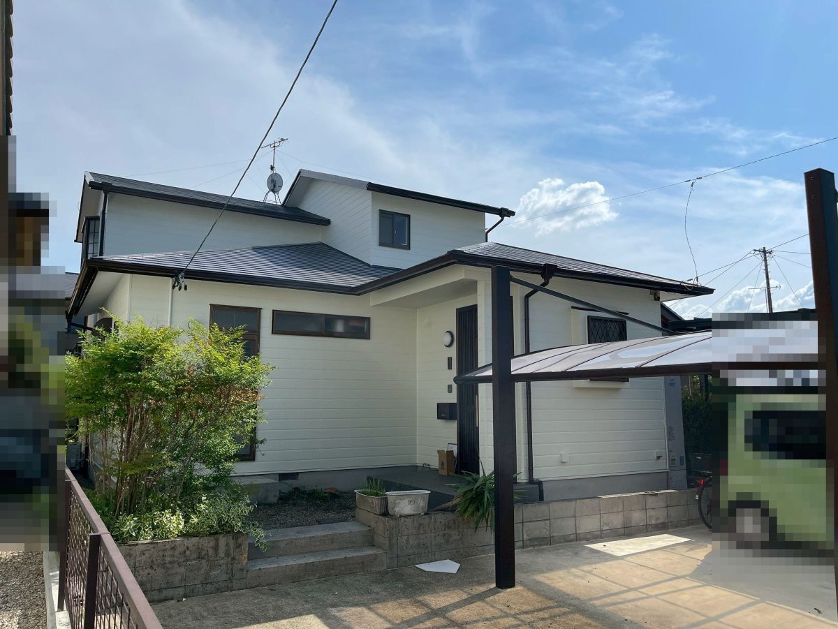 外壁・屋根塗装　『きれいに仕上がり満足です♪』