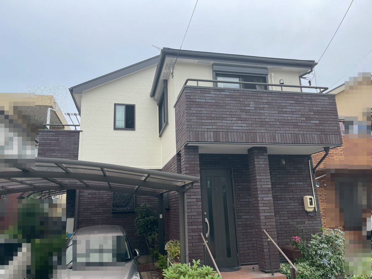 春日井市美濃町　M様邸　外壁・屋根塗装工事の塗装・塗り替え施工実績はこちら