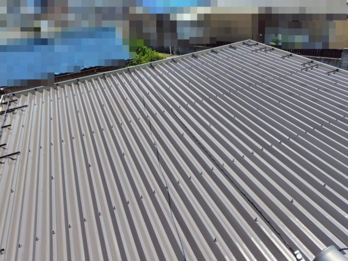 春日井市柏原町　S様邸　車庫屋根塗装工事