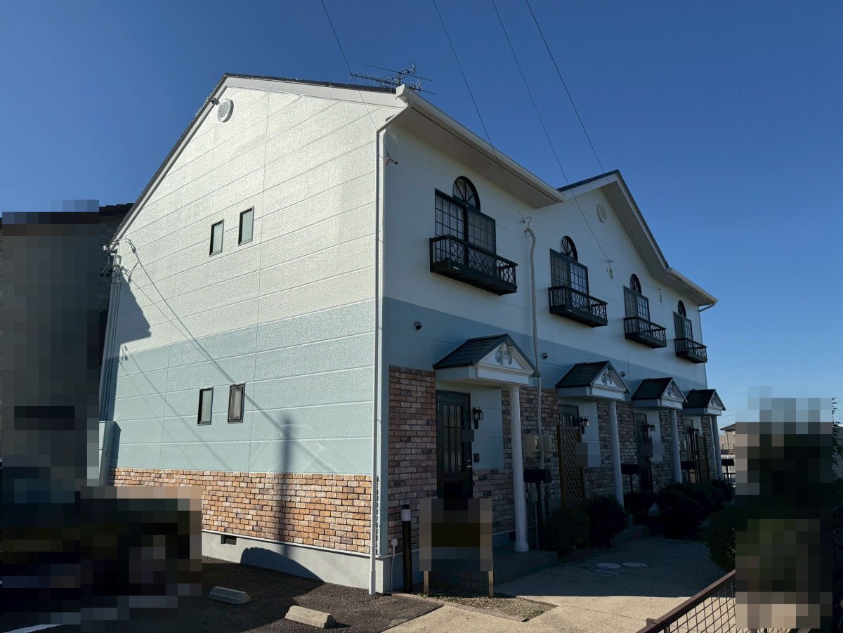 春日井市如意申町　T様アパート　外壁・屋根塗装・板金工事