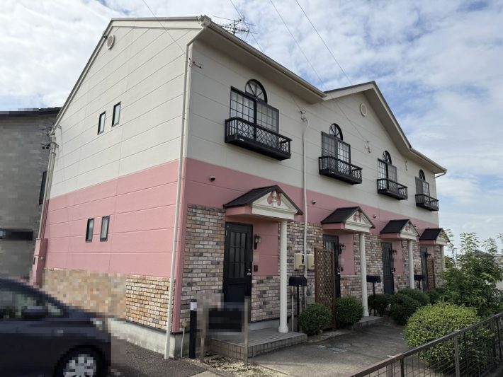 春日井市如意申町　T様アパート　外壁・屋根塗装・板金工事