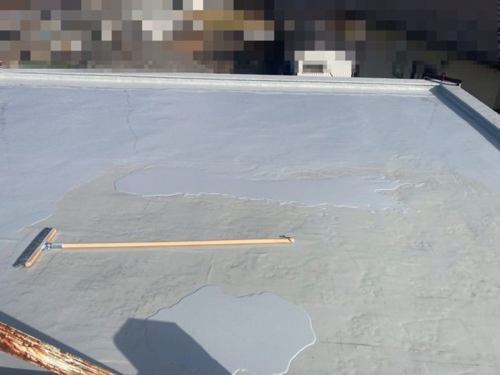 ウレタン２回目
規定の塗膜厚を形成するために２回目を塗布します。