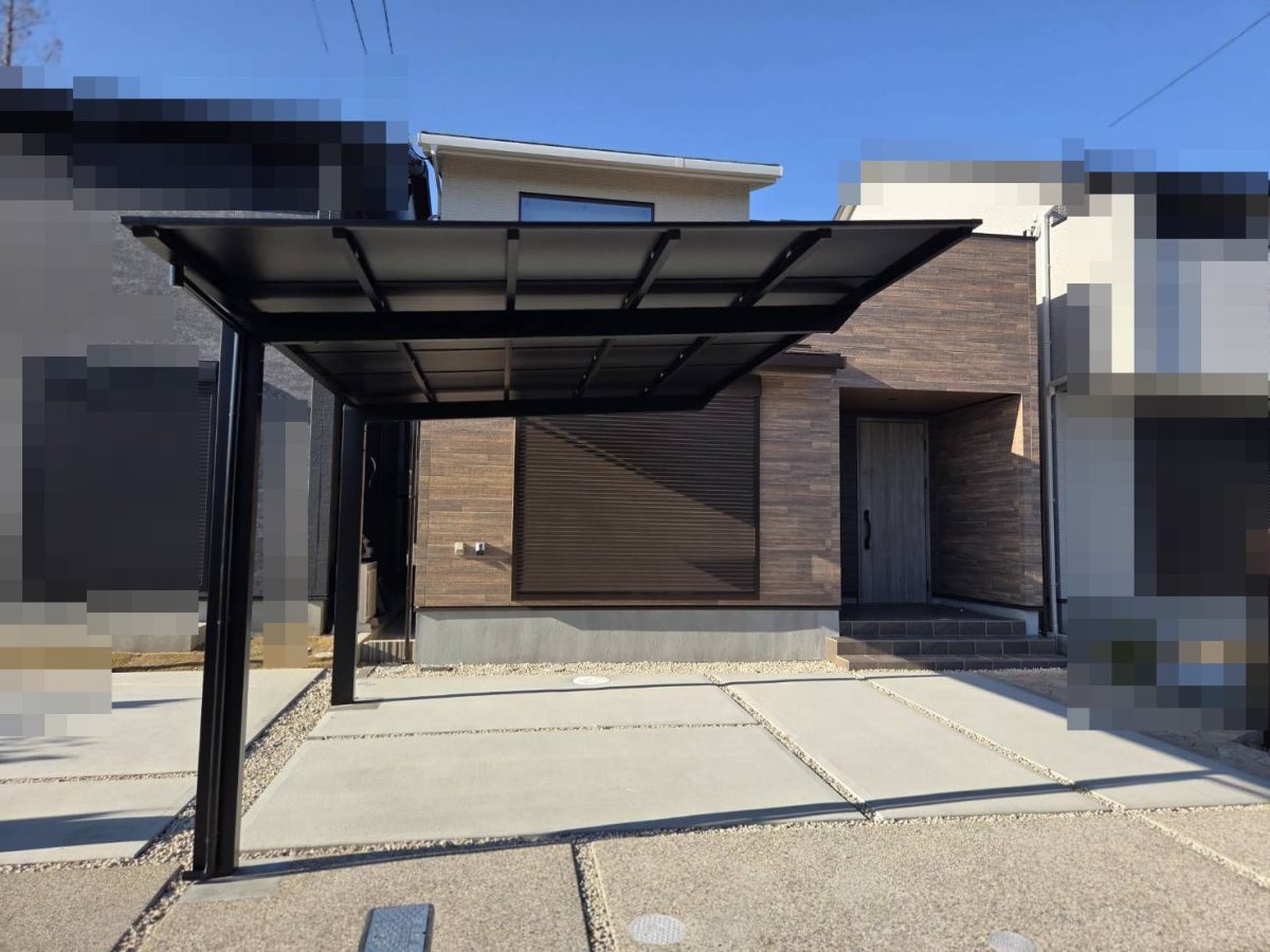 春日井市鳥居松町　K様邸　カーポート設置工事