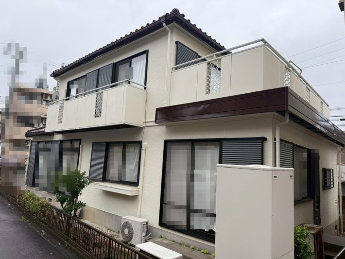 名古屋市千種区新池町　A様邸　外壁塗装・雨樋交換工事